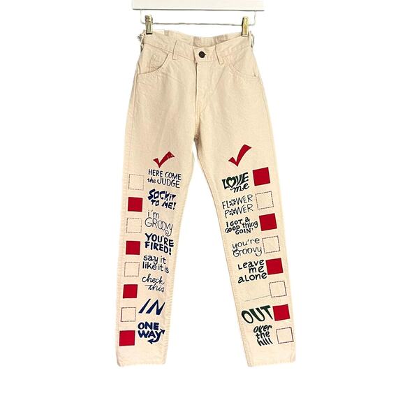 NWT Levi's Vintage Laugh In Limited 50th Anniversary Jeans Crazy Legs Size 24 - Picture 14 of 15